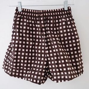 DARLING BY AMELIA Boxer Shorts Chocolate Check (M)